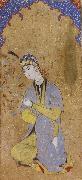 Muhammadi of Herat The Lady Beloved sits framed within the prayer niche china oil painting reproduction